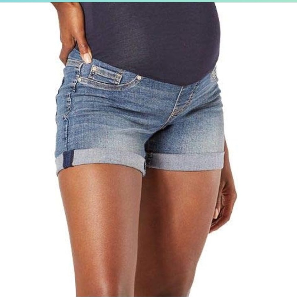 Signature by Levi Strauss Blue Jean Shorts Distressed Cut-Off Style